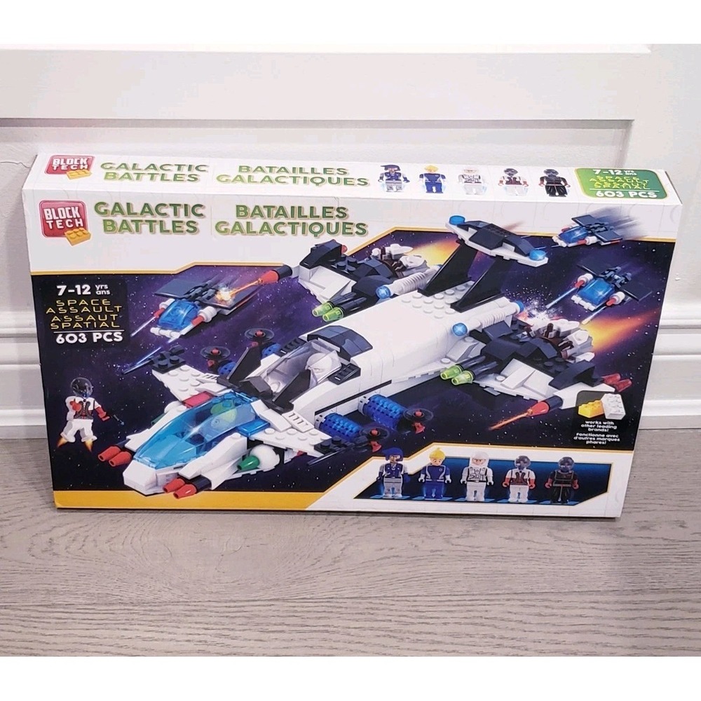 BLOCK TECH Galactic Battles Space Assault 603 Pieces - NEW